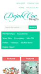 Mobile Screenshot of dejahvuedesigns.com