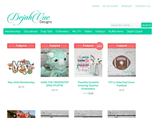 Tablet Screenshot of dejahvuedesigns.com